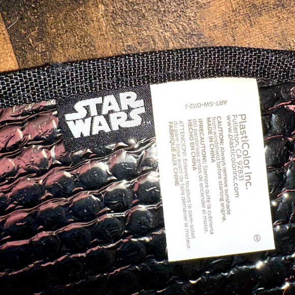 STAR WARS Car Sun Shade 27 x 56 Double Sided Reflector FRONT WINDSHIELD COVER - Picture 3 of 4